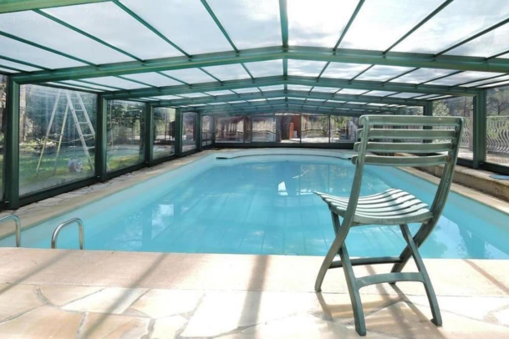 Chalet Piscine Couverte/Jardin/Terrasse Le Beausset Extérieur photo